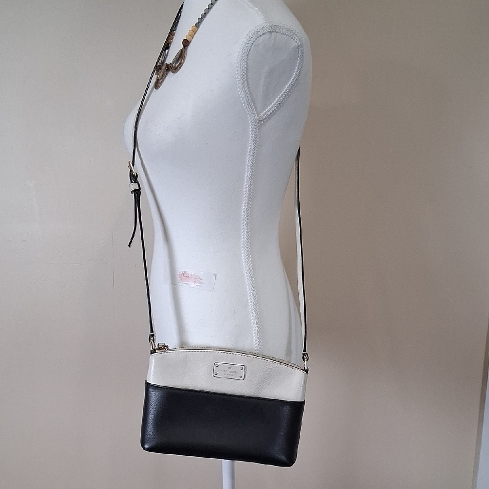 Kate Spade Black and Cream Crossbody Bag